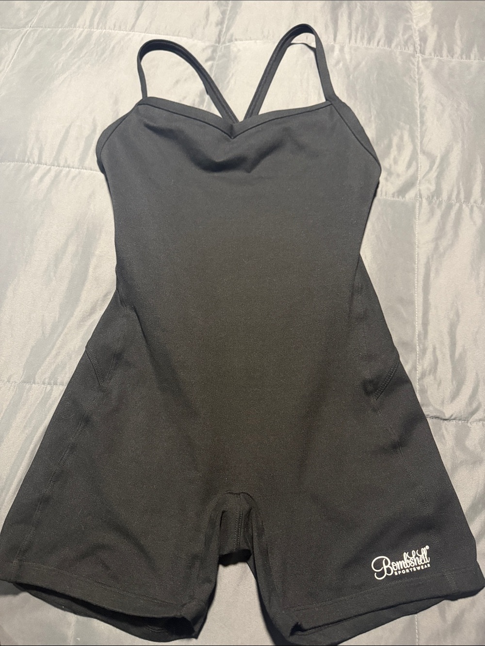 Bombshell sportswear Black One-Piece Romper